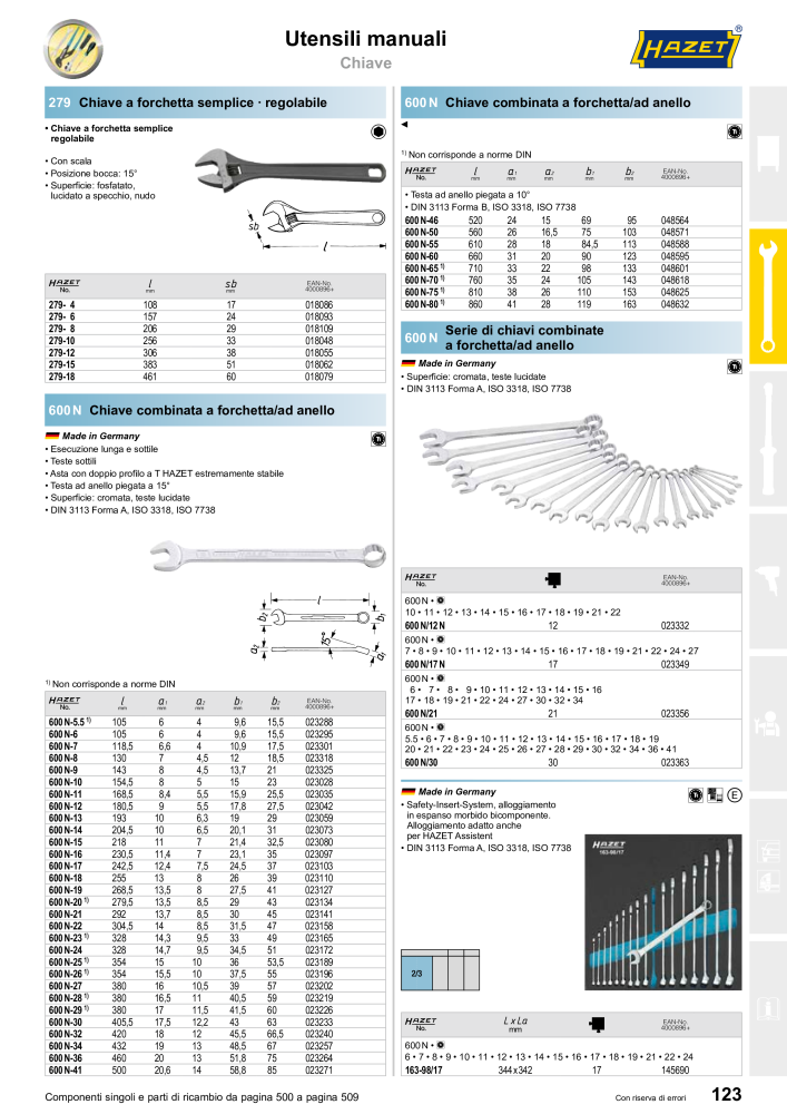 HAZET catalogo principale NR.: 2407 - Strona 123