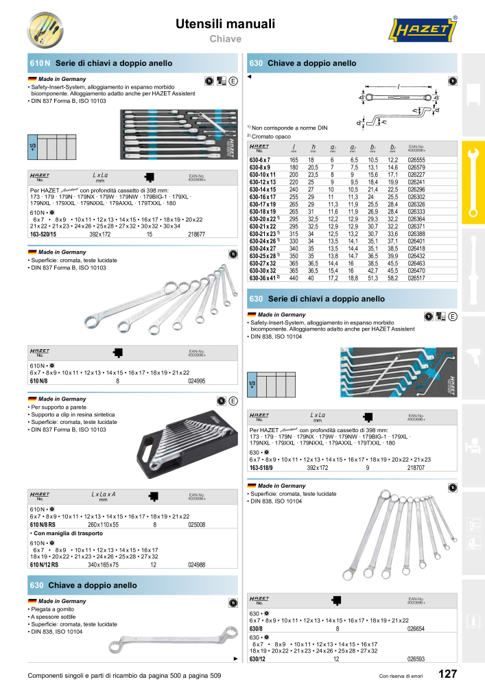 HAZET catalogo principale NR.: 2407 - Pagina 127