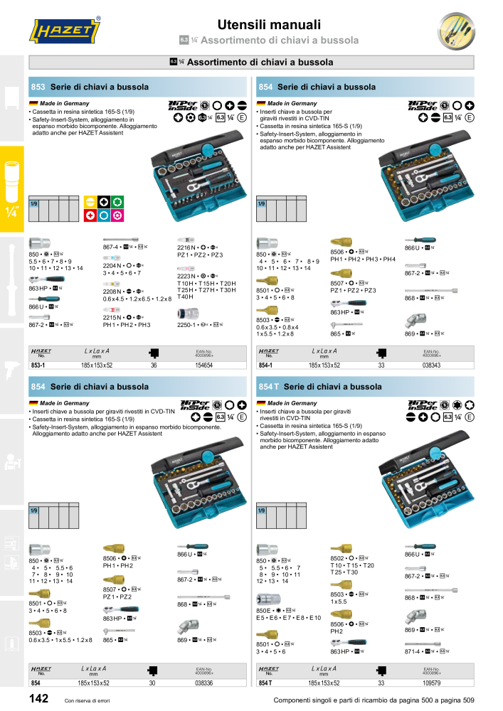 HAZET catalogo principale Nº: 2407 - Página 142