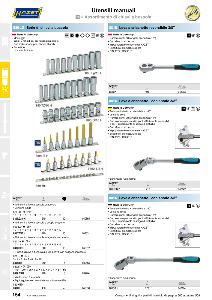 HAZET catalogo principale NR.: 2407 - Pagina 154