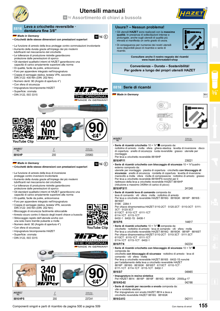 HAZET catalogo principale NR.: 2407 - Pagina 155