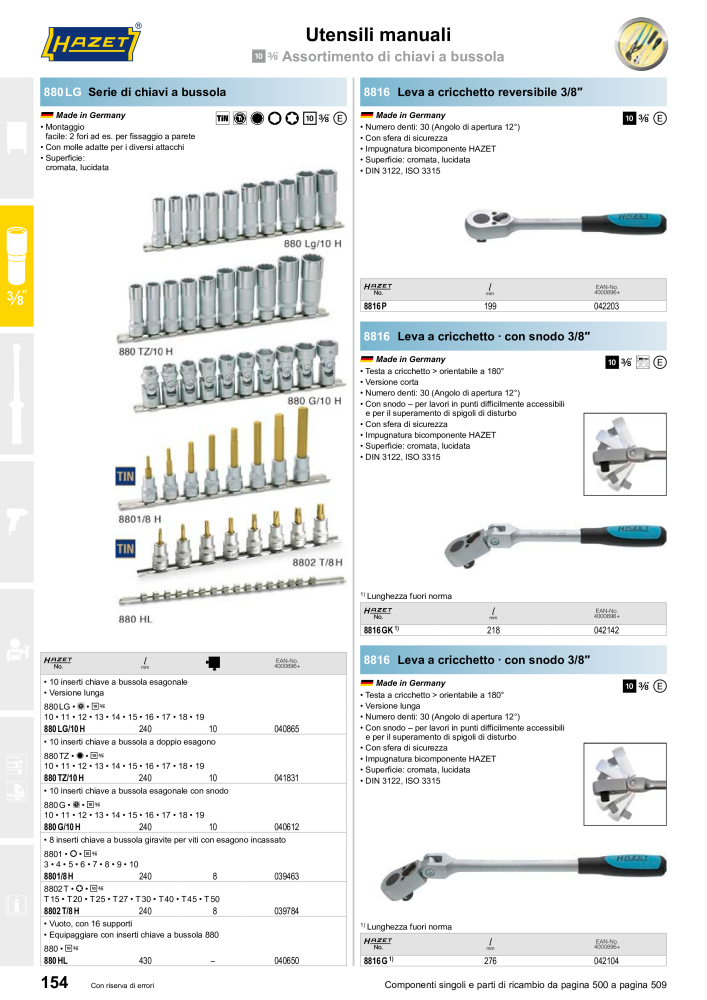 HAZET catalogo principale n.: 2407 - Pagina 156