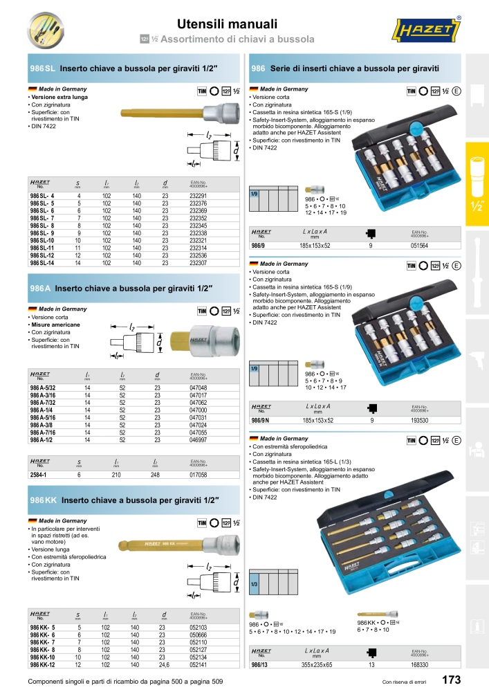 HAZET catalogo principale NR.: 2407 - Strona 173