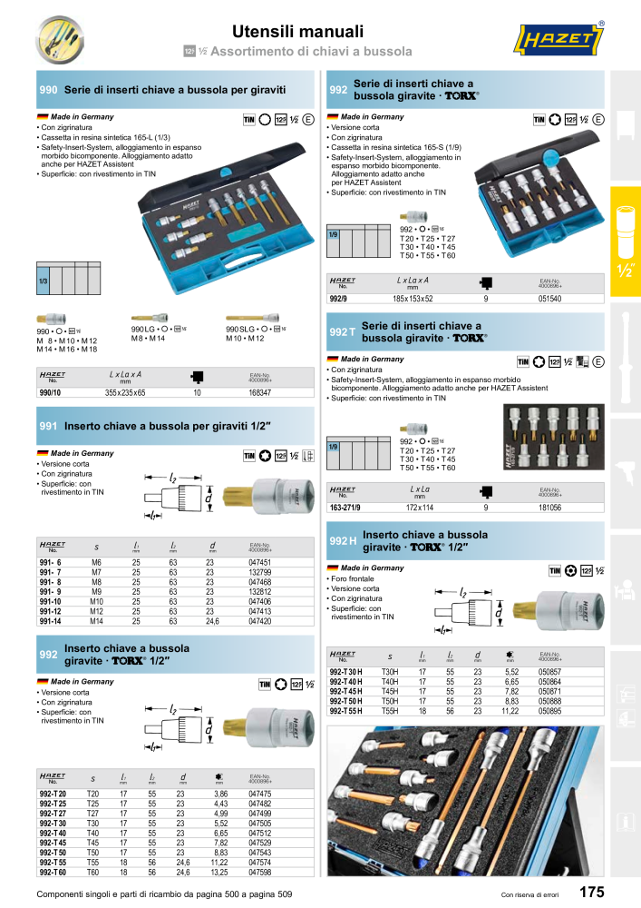 HAZET catalogo principale NR.: 2407 - Pagina 175