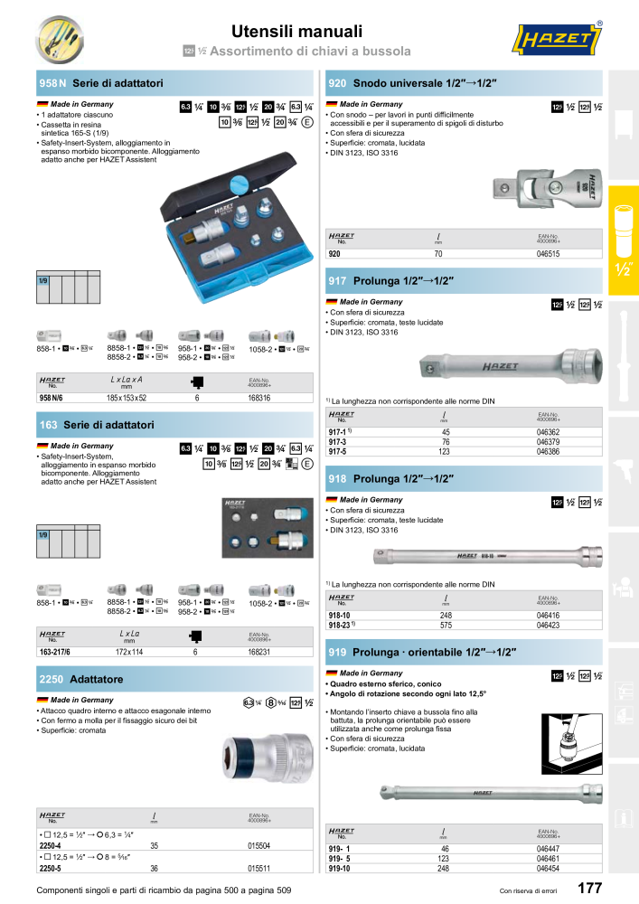 HAZET catalogo principale NR.: 2407 - Pagina 179