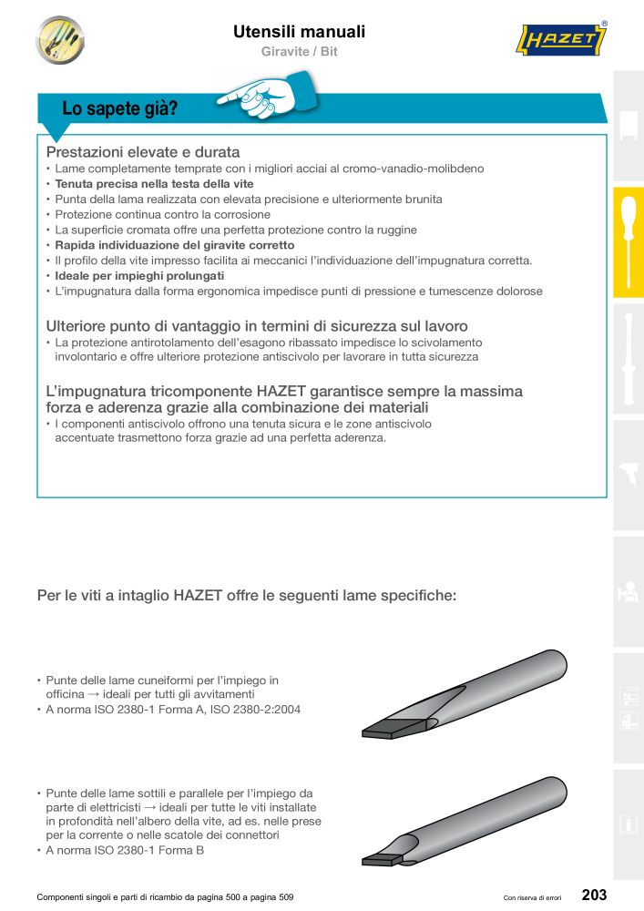 HAZET catalogo principale NR.: 2407 - Pagina 203