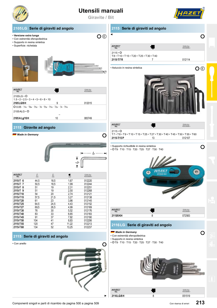 HAZET catalogo principale NR.: 2407 - Pagina 213