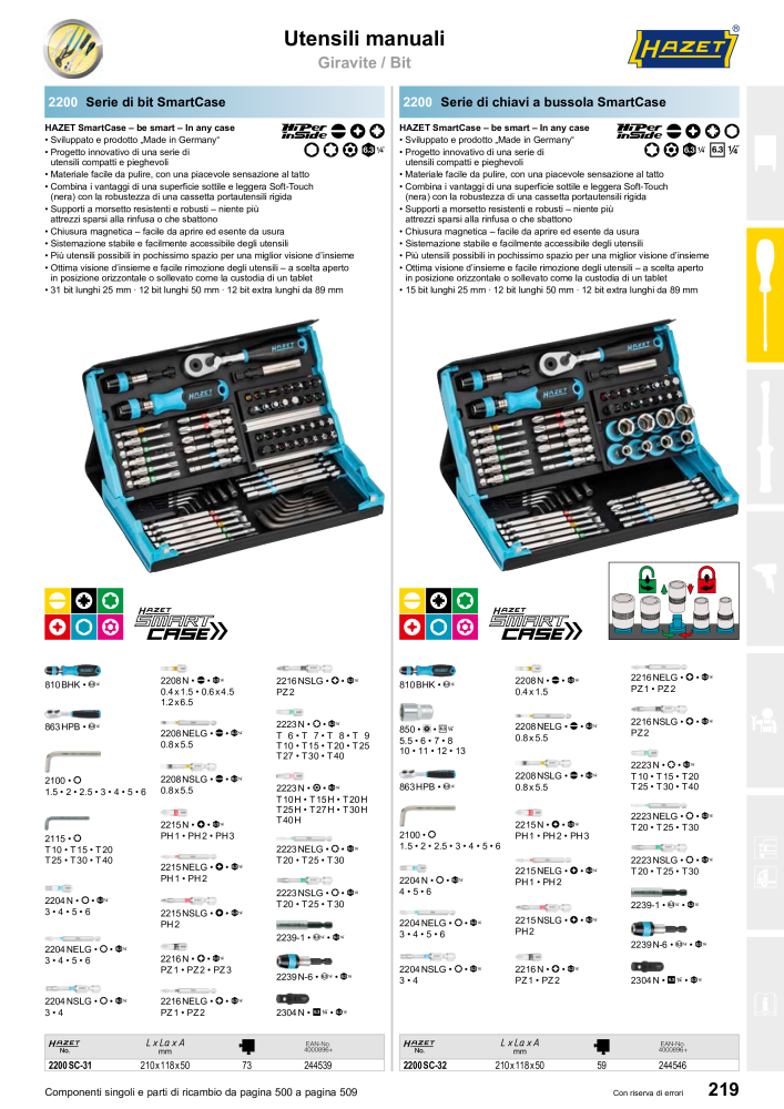 HAZET catalogo principale NR.: 2407 - Pagina 221