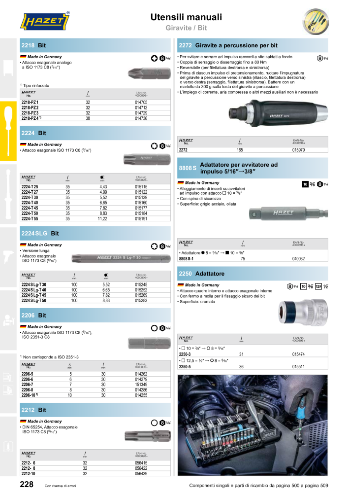 HAZET catalogo principale NR.: 2407 - Strona 228