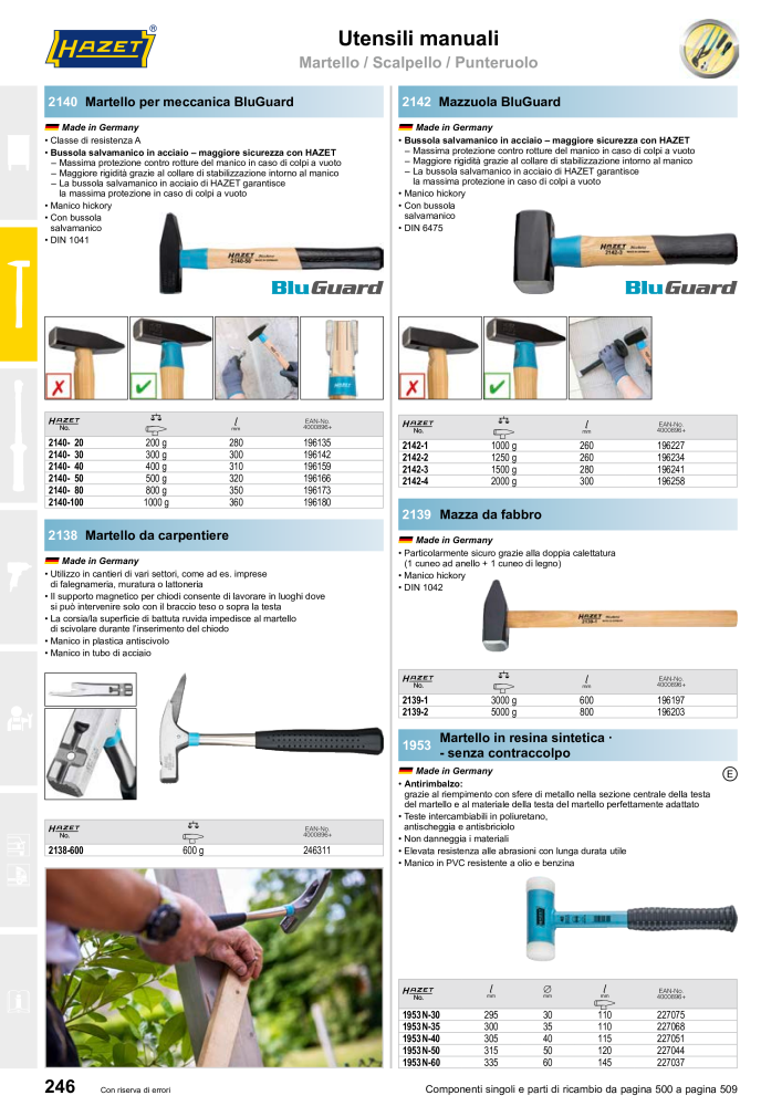 HAZET catalogo principale NR.: 2407 - Seite 246