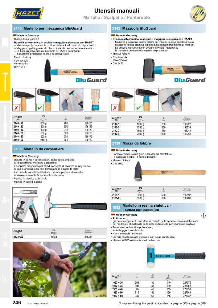 HAZET catalogo principale n.: 2407 - Pagina 248