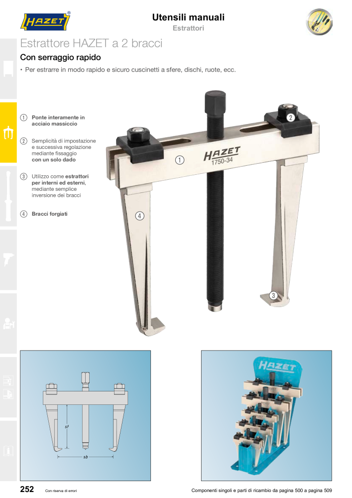 HAZET catalogo principale NR.: 2407 - Seite 252