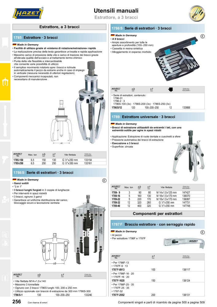 HAZET catalogo principale NR.: 2407 - Pagina 256