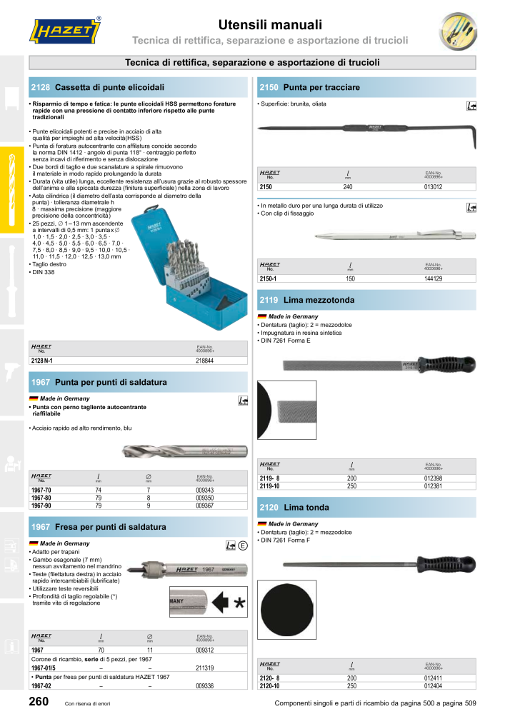 HAZET catalogo principale NR.: 2407 - Strona 260