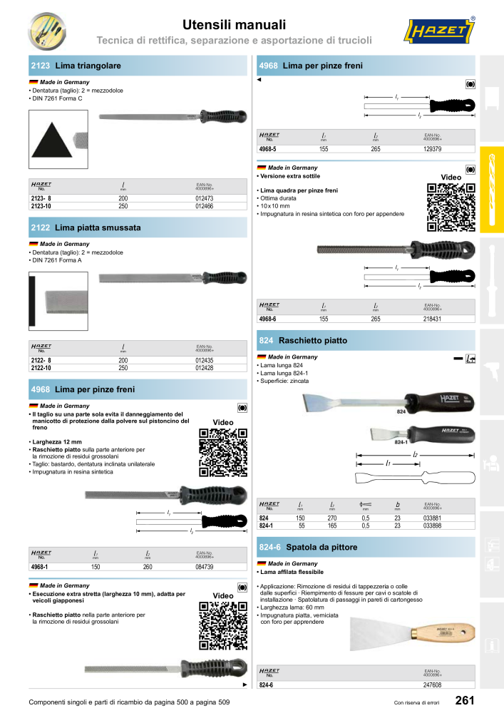 HAZET catalogo principale NR.: 2407 - Pagina 261