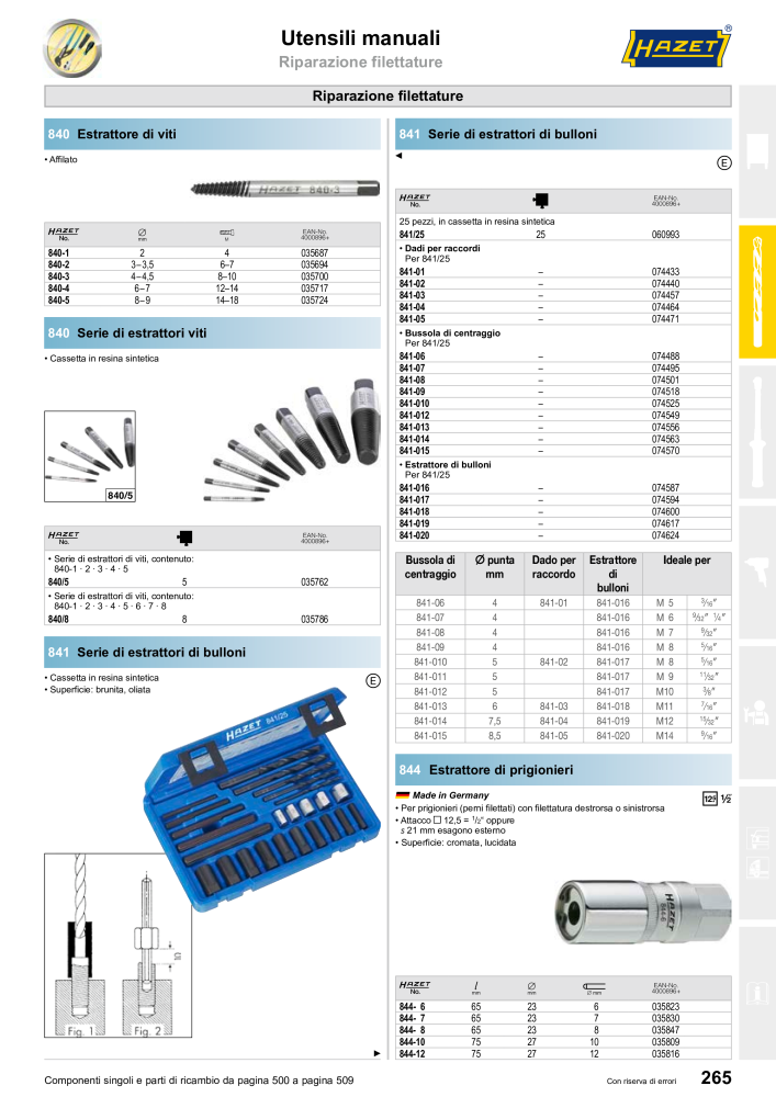 HAZET catalogo principale Nº: 2407 - Página 265