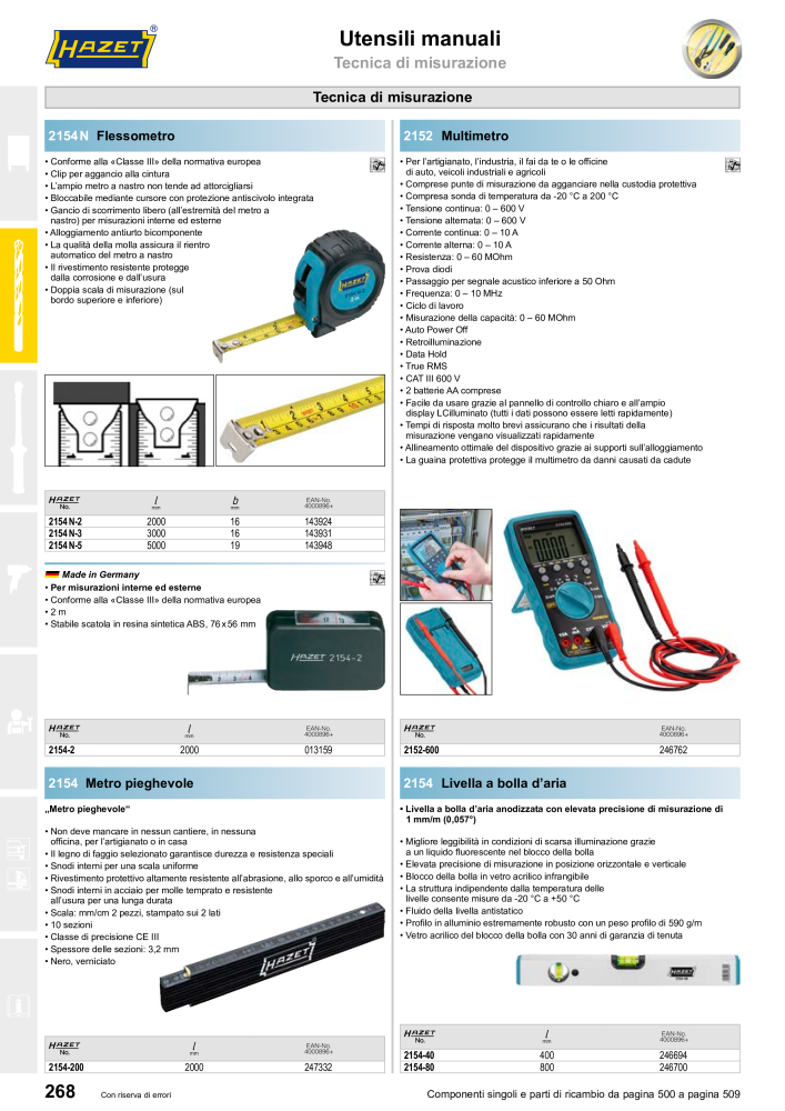 HAZET catalogo principale Č. 2407 - Strana 268