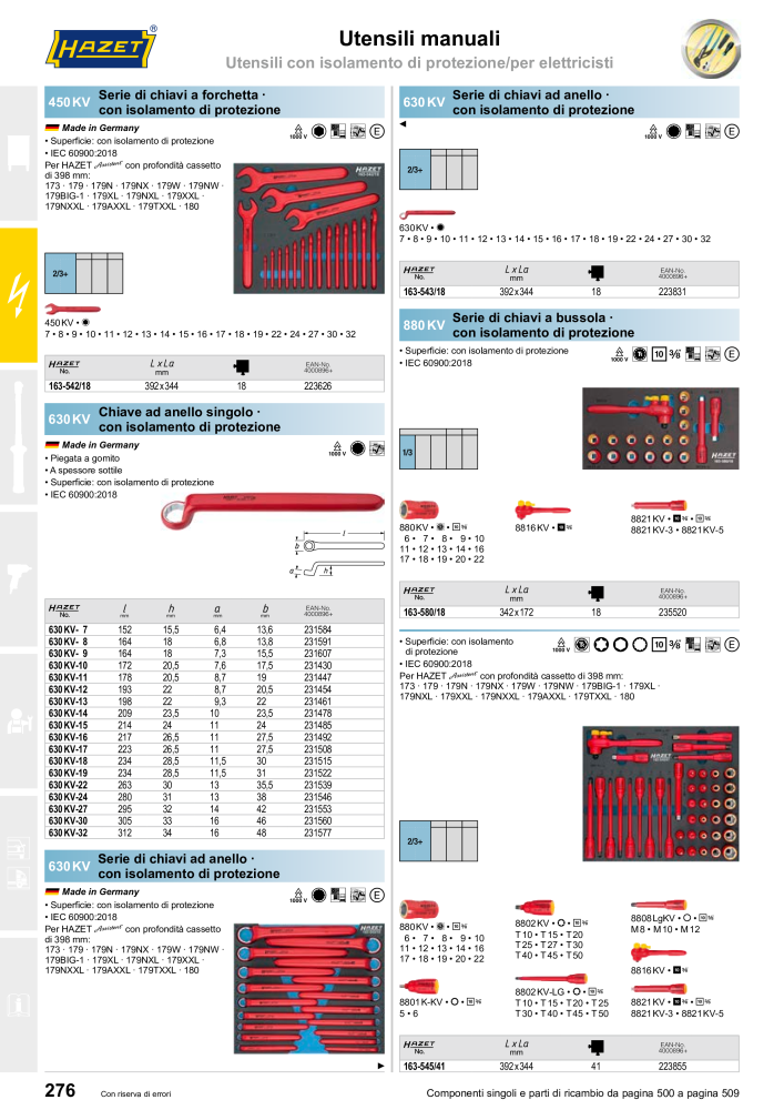 HAZET catalogo principale Nb. : 2407 - Page 276