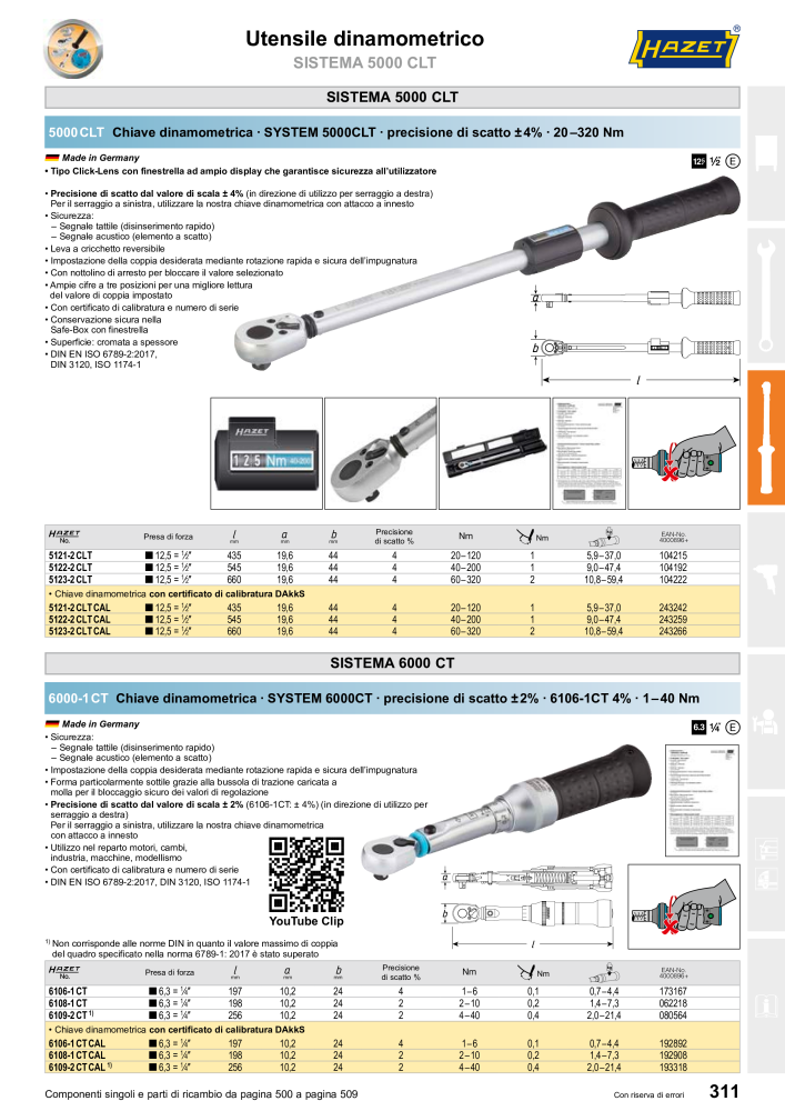 HAZET catalogo principale Nº: 2407 - Página 311