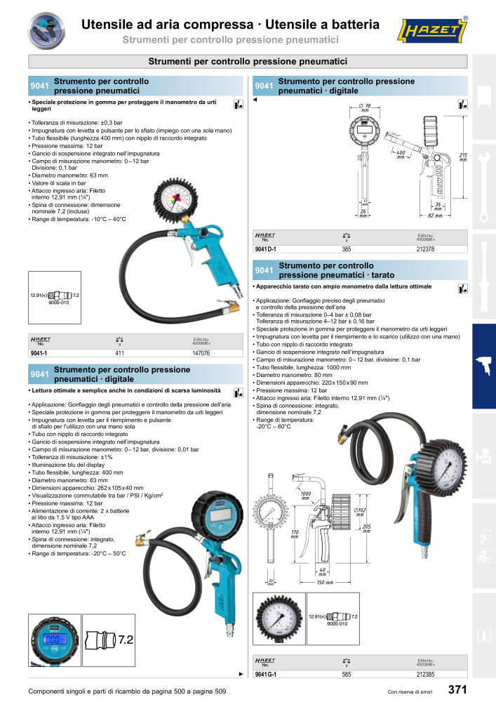 HAZET catalogo principale Nº: 2407 - Página 371