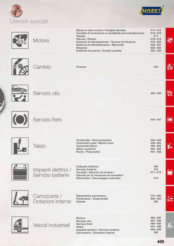 HAZET catalogo principale Nº: 2407 - Página 411