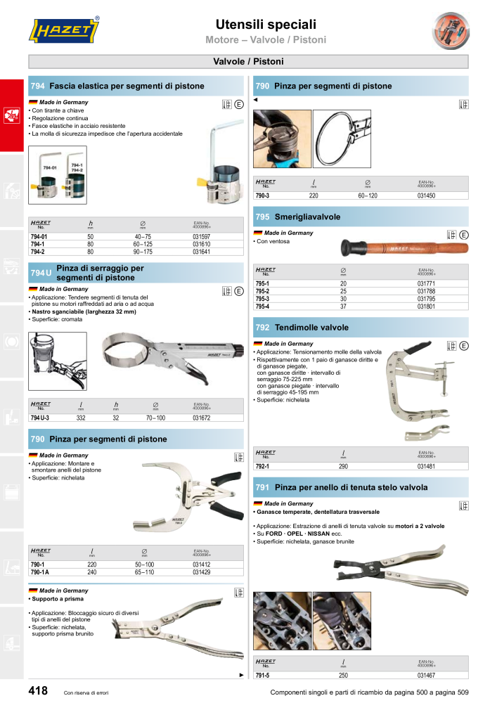 HAZET catalogo principale n.: 2407 - Pagina 418