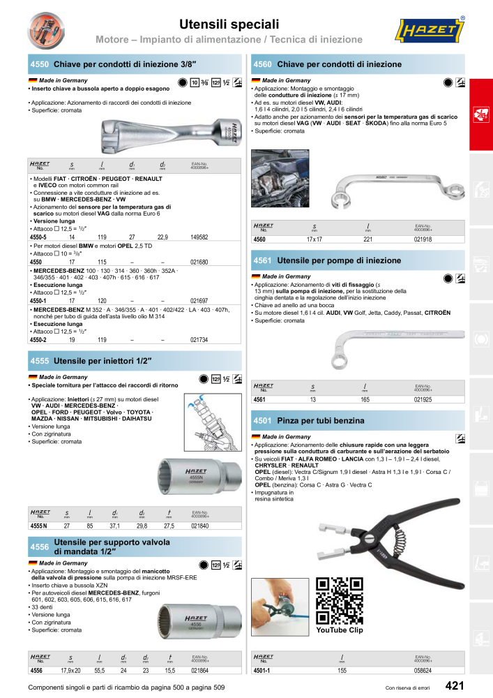 HAZET catalogo principale n.: 2407 - Pagina 421