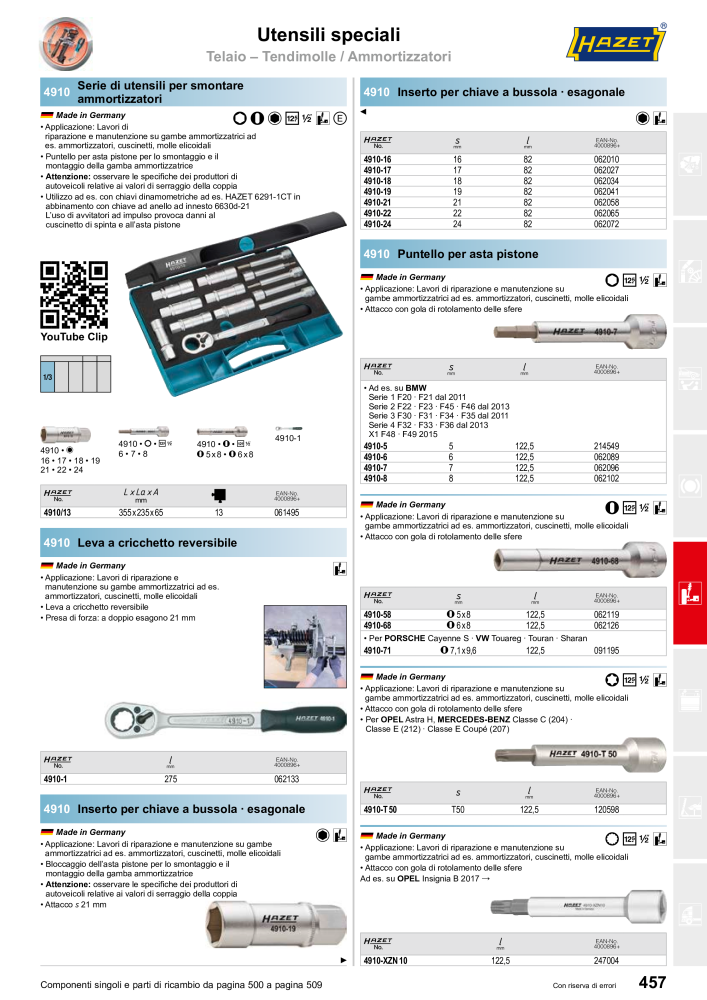 HAZET catalogo principale n.: 2407 - Pagina 459