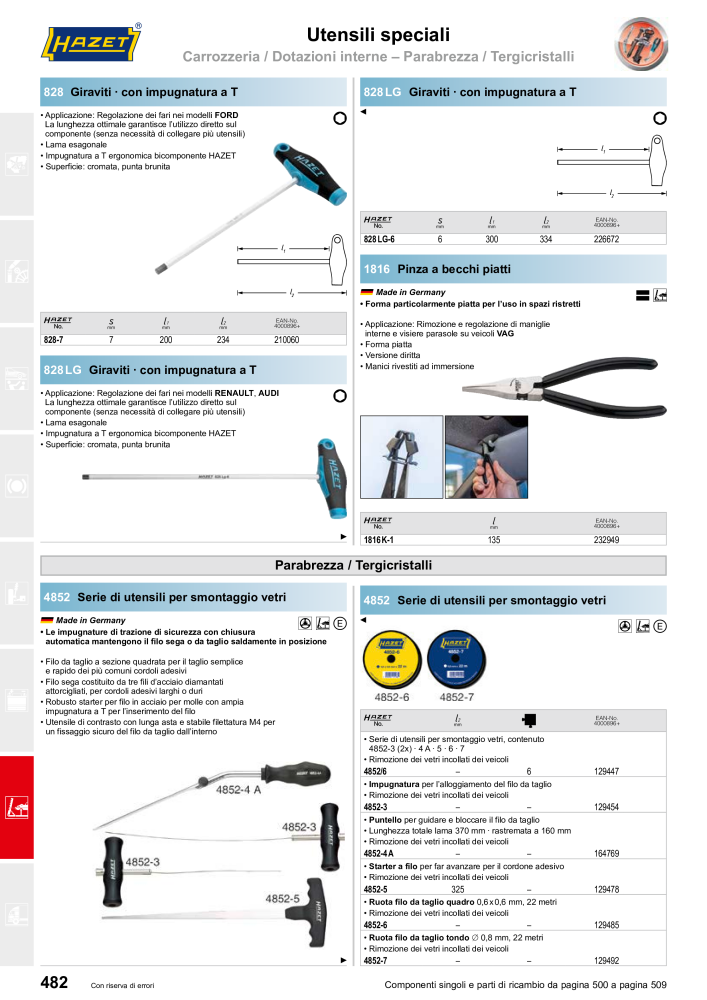 HAZET catalogo principale n.: 2407 - Pagina 482