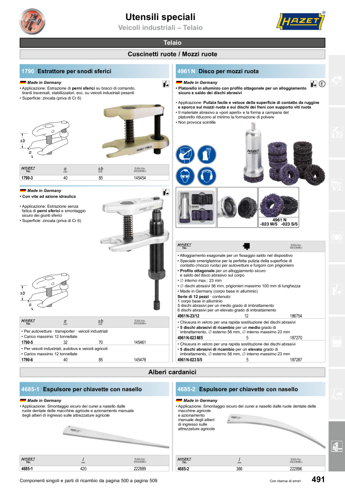 HAZET catalogo principale NR.: 2407 - Pagina 491