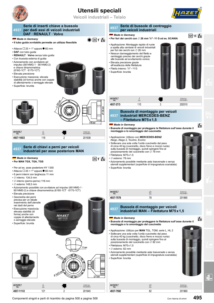 HAZET catalogo principale NR.: 2407 - Strona 495