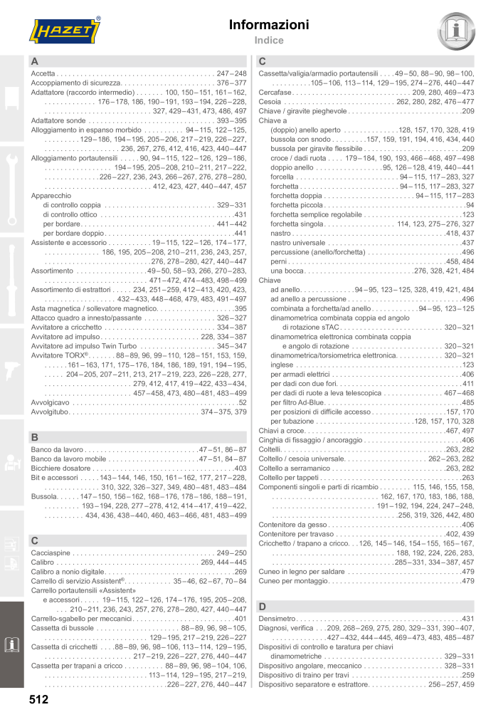 HAZET catalogo principale Č. 2407 - Strana 514