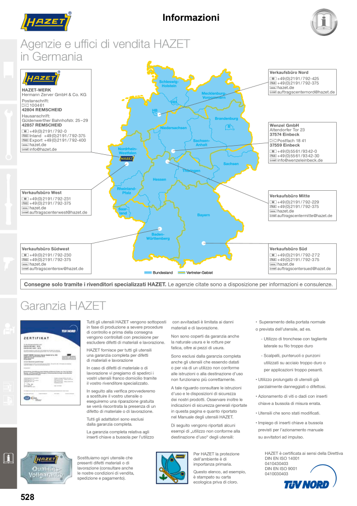 HAZET catalogo principale NR.: 2407 - Pagina 528