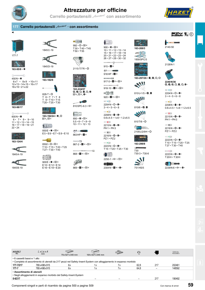 HAZET catalogo principale NR.: 2407 - Seite 59