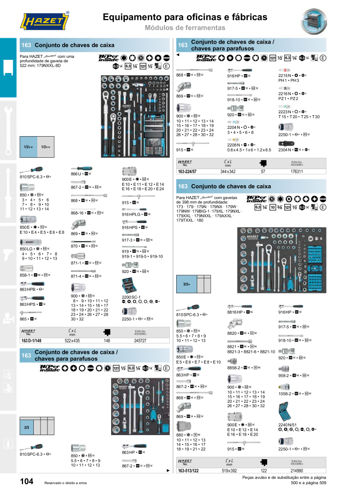 HAZET Catálogo principal NR.: 2408 - Seite 106