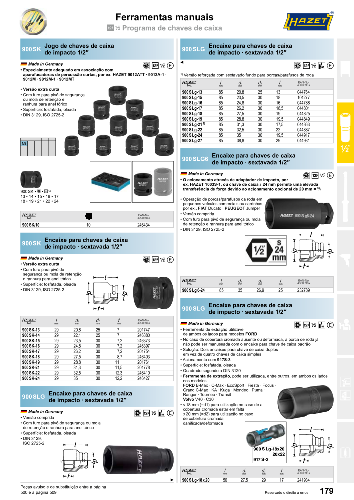 HAZET Catálogo principal n.: 2408 - Pagina 179