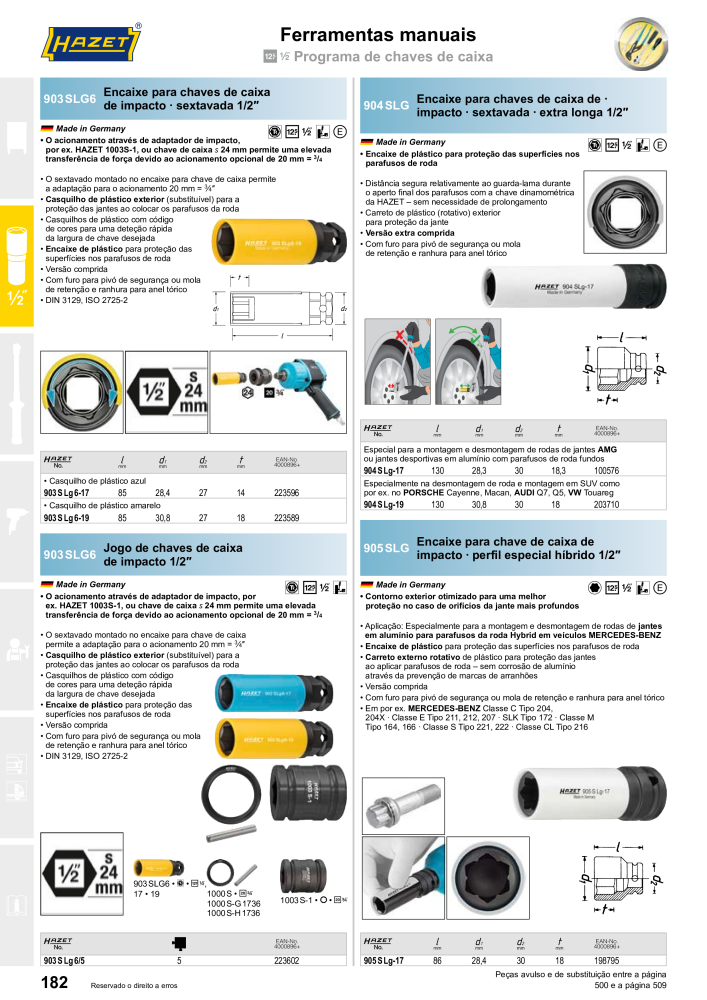 HAZET Catálogo principal NR.: 2408 - Seite 184