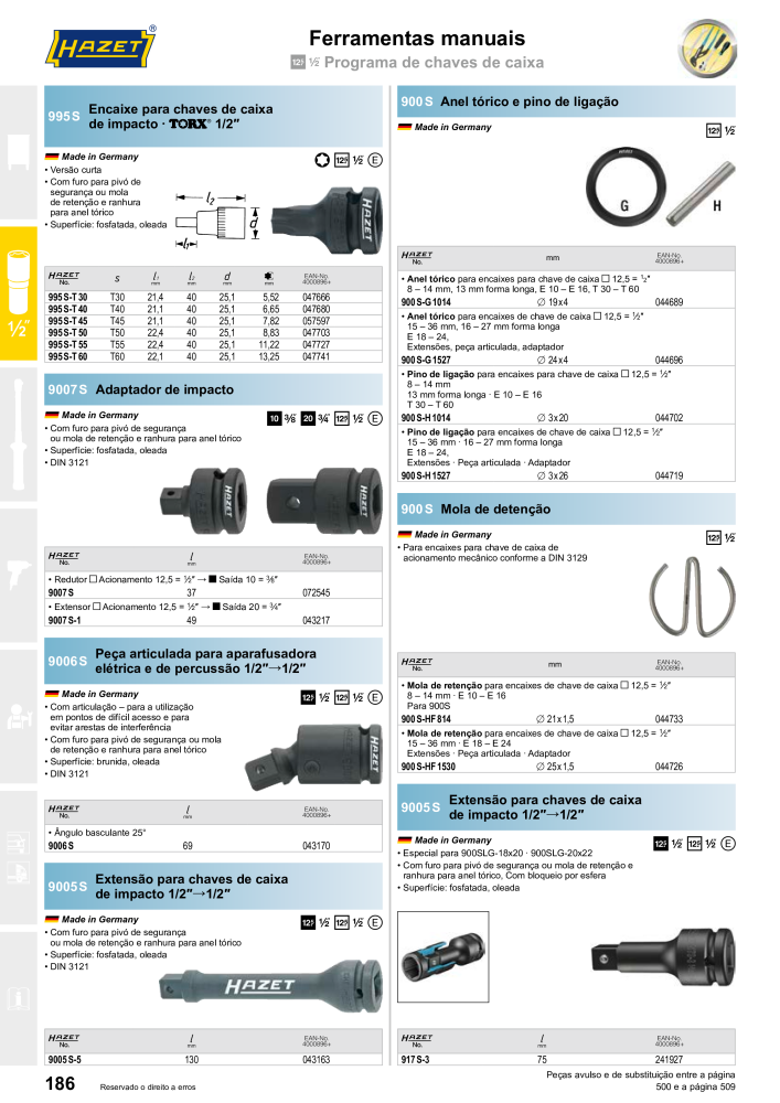 HAZET Catálogo principal Nº: 2408 - Página 188
