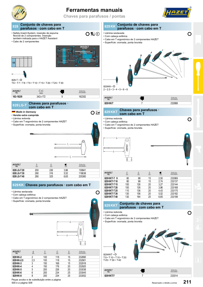 HAZET Catálogo principal Nº: 2408 - Página 211