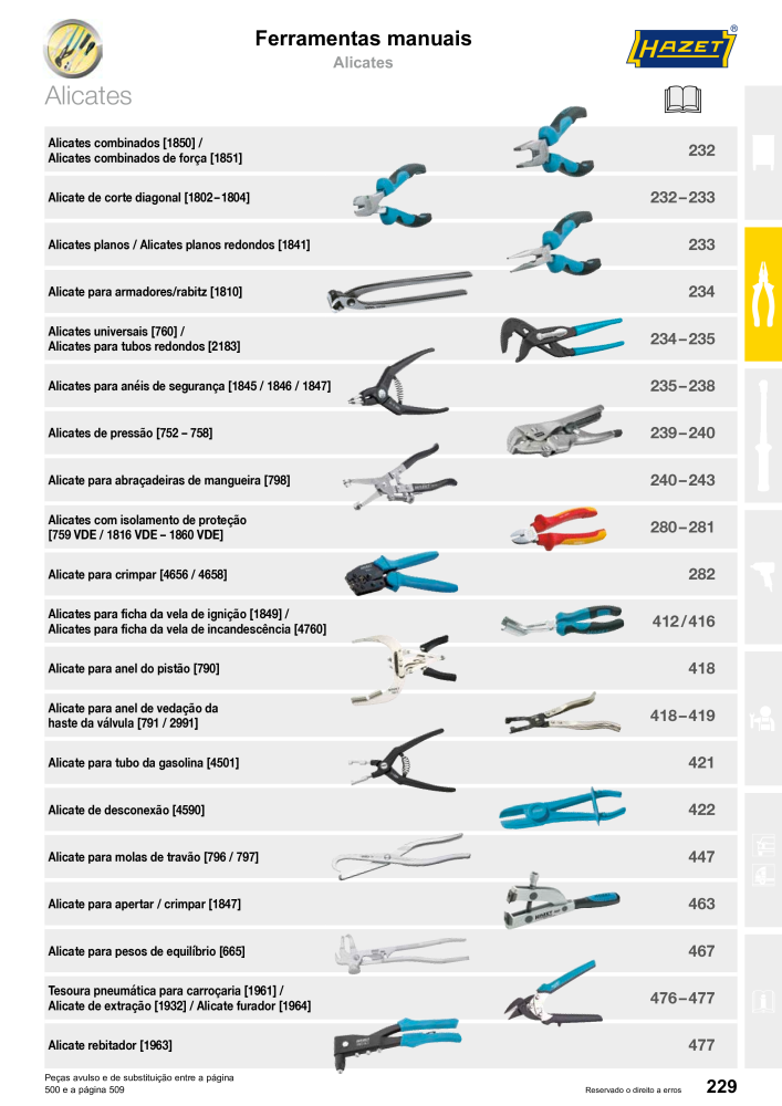 HAZET Catálogo principal NR.: 2408 - Pagina 229