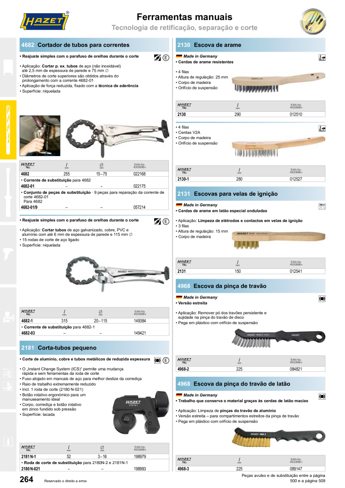 HAZET Catálogo principal Nb. : 2408 - Page 266