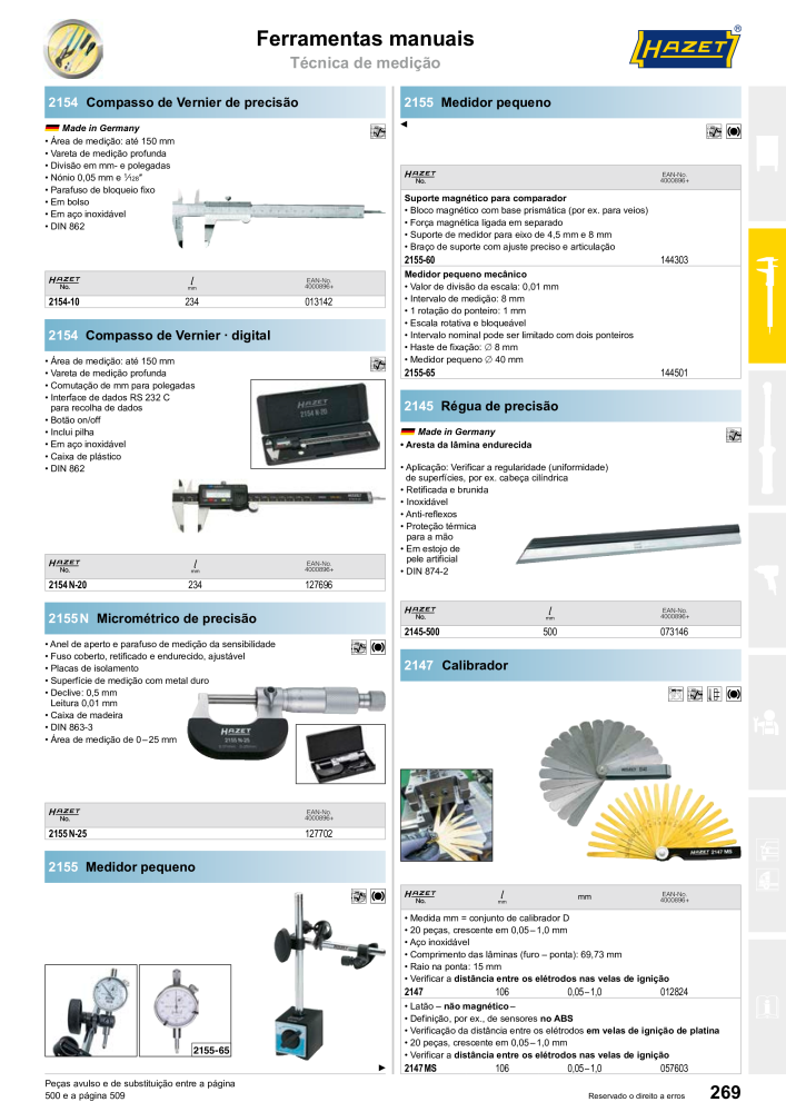 HAZET Catálogo principal Nº: 2408 - Página 269
