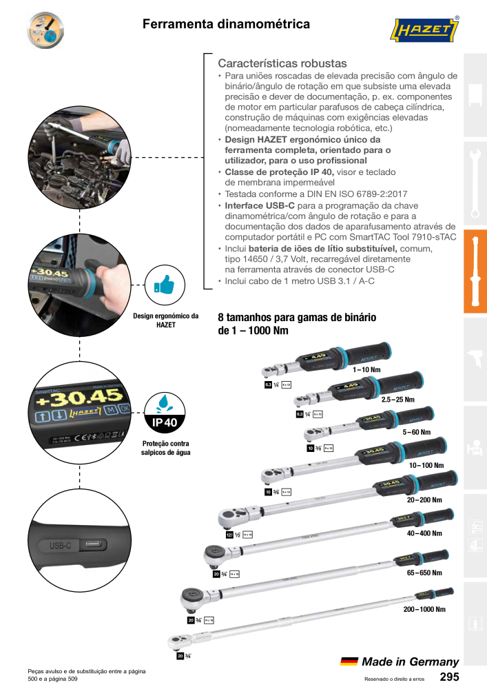 HAZET Catálogo principal NR.: 2408 - Pagina 295
