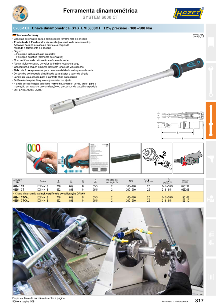 HAZET Catálogo principal NR.: 2408 - Strona 317