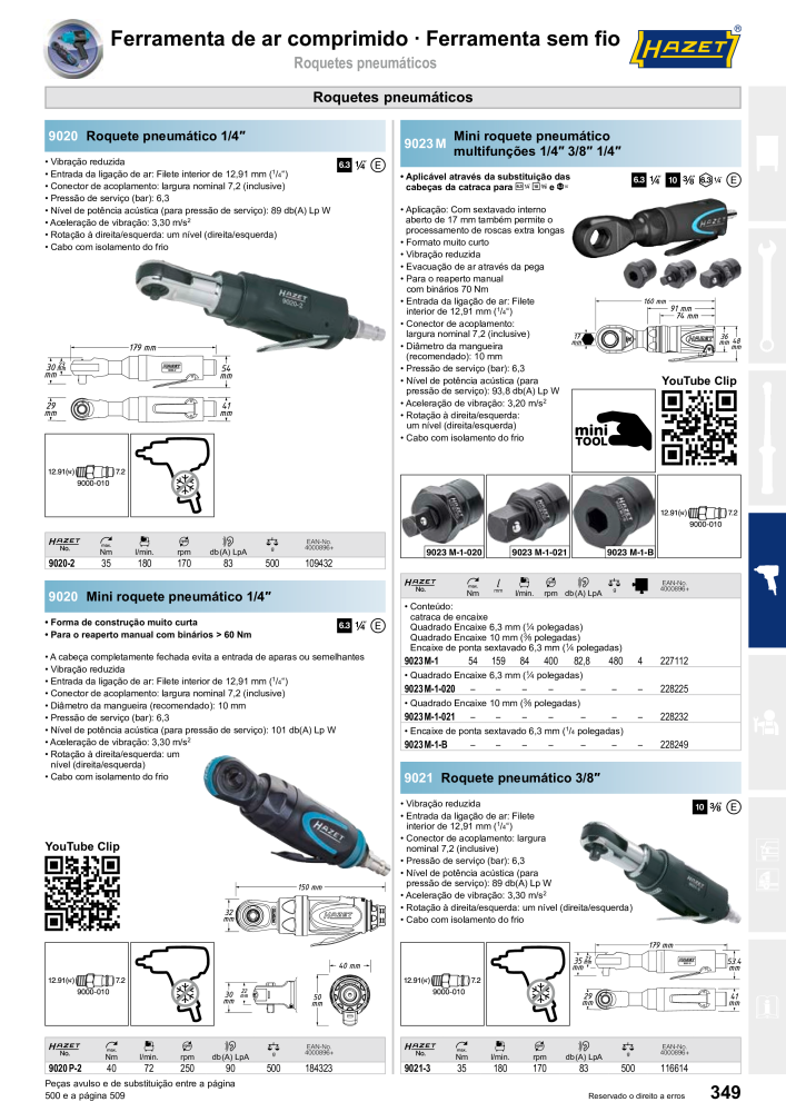 HAZET Catálogo principal NR.: 2408 - Seite 351