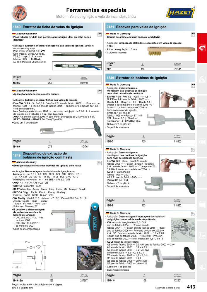 HAZET Catálogo principal NR.: 2408 - Pagina 413