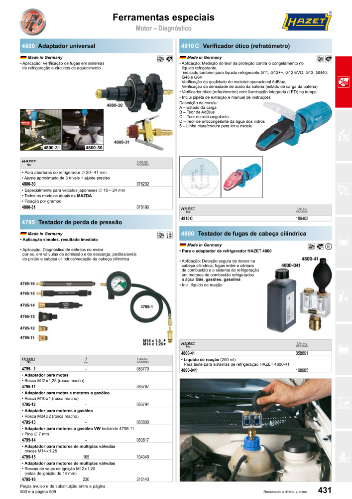 HAZET Catálogo principal NR.: 2408 - Strona 433