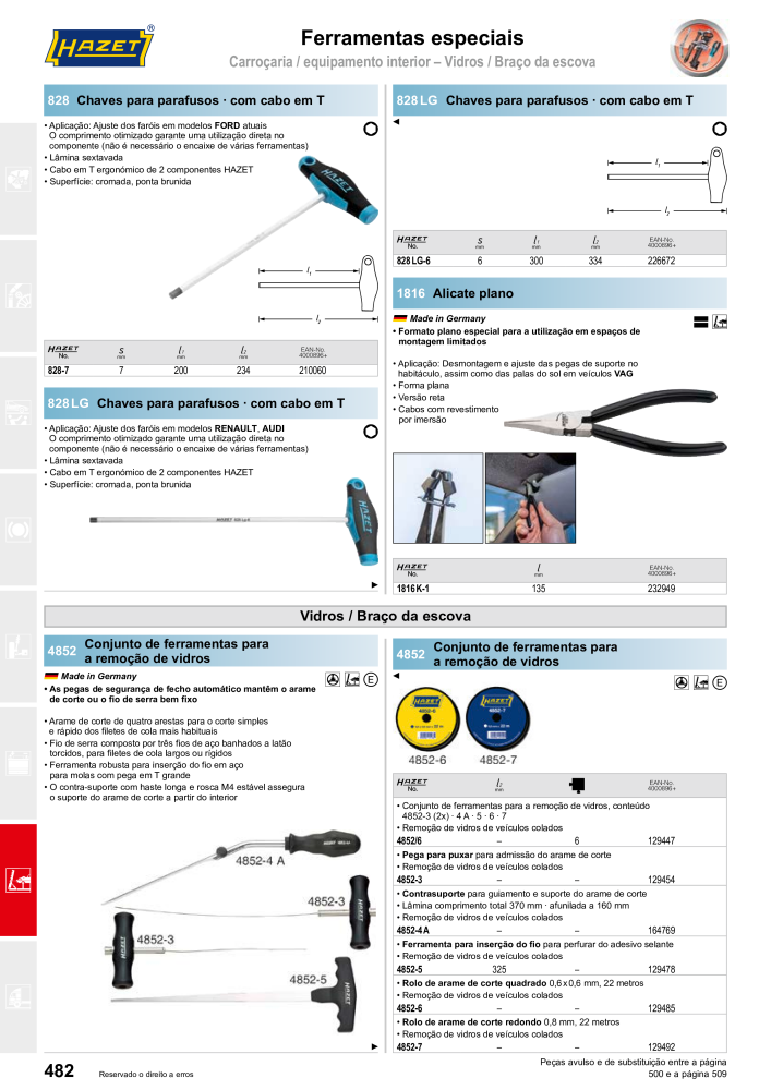 HAZET Catálogo principal Nº: 2408 - Página 482