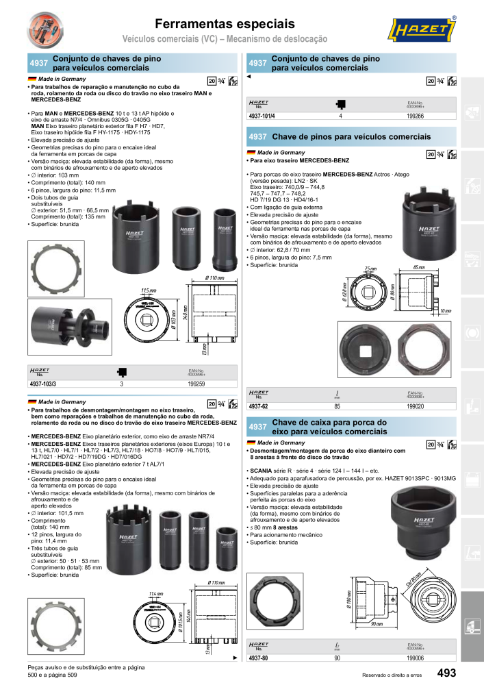 HAZET Catálogo principal NR.: 2408 - Pagina 495