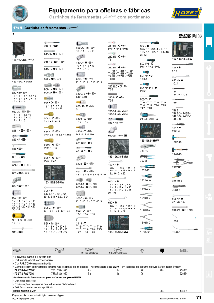 HAZET Catálogo principal NR.: 2408 - Pagina 71
